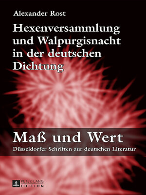cover image of Hexenversammlung und Walpurgisnacht in der deutschen Dichtung